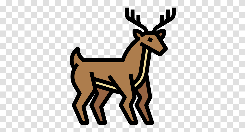 Deer Free Animals Icons Animal Figure, Mammal, Symbol, Cross, Silhouette Transparent Png