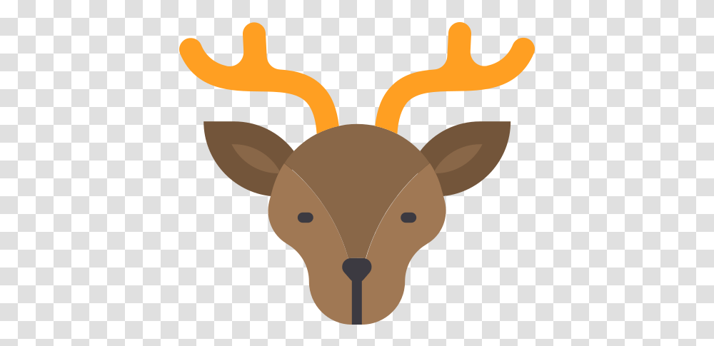 Deer Free Animals Icons Deer Cartoon Icon, Wildlife, Mammal, Aardvark Transparent Png