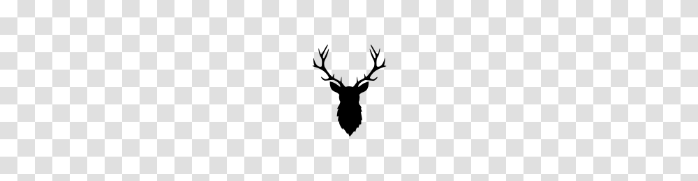 Deer Head Black And White Deer Head Black, Gray Transparent Png