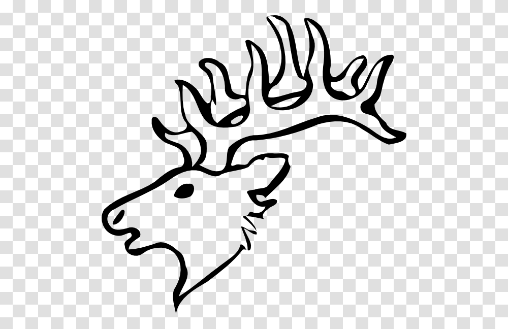 Deer Head Clip Art Free Vector, Antler, Wildlife, Mammal, Animal Transparent Png