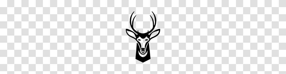 Deer Head Icons Noun Project, Gray, World Of Warcraft Transparent Png