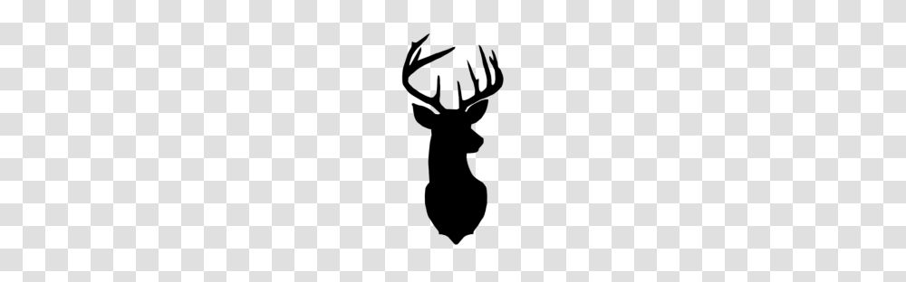 Deer Head Silhouette, Hand, Fist, Stencil Transparent Png