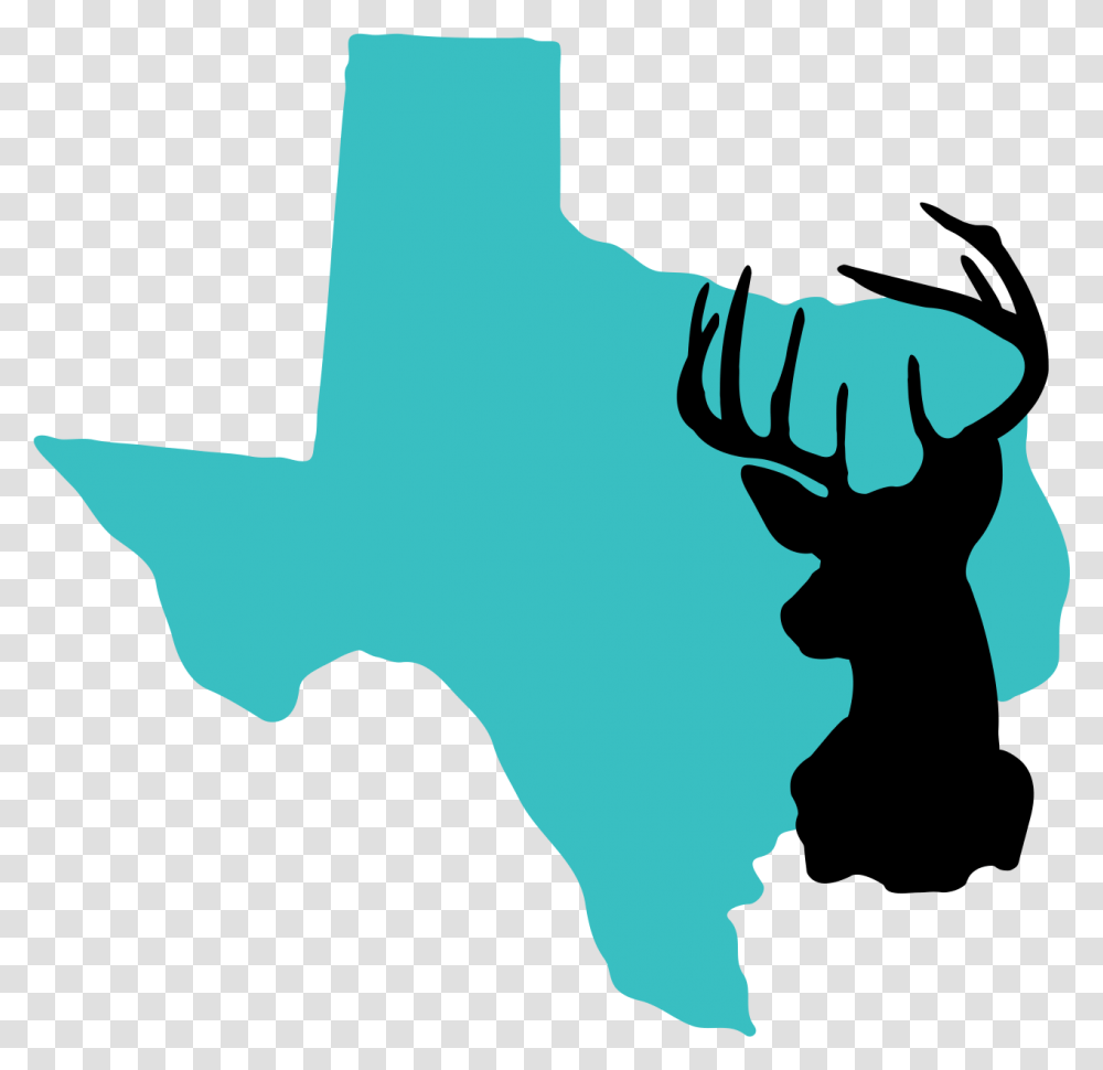 Deer Head Silhouette, Hand, Person, Human Transparent Png