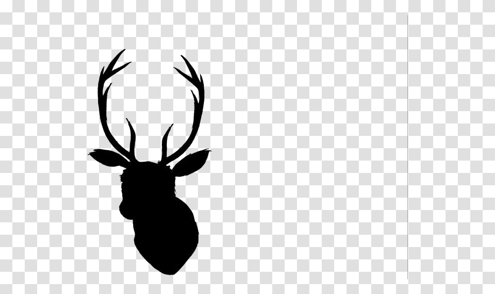 Deer Head Tattoo Hd Wallpaper Deer Head Tattoos Silhouette, Spider, Invertebrate, Animal, Arachnid Transparent Png