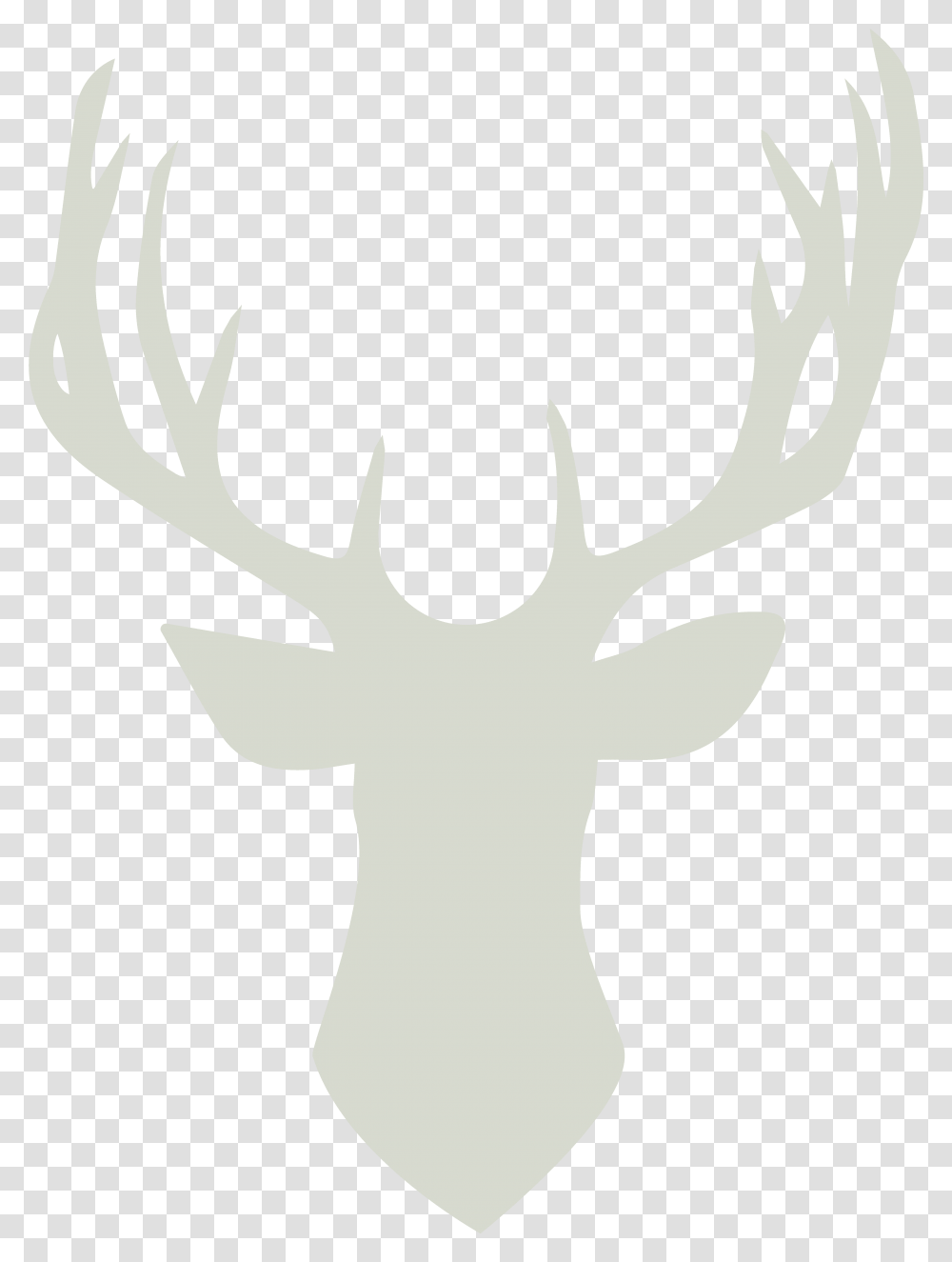 Deer Horns, Antler, Person, Human, Stencil Transparent Png