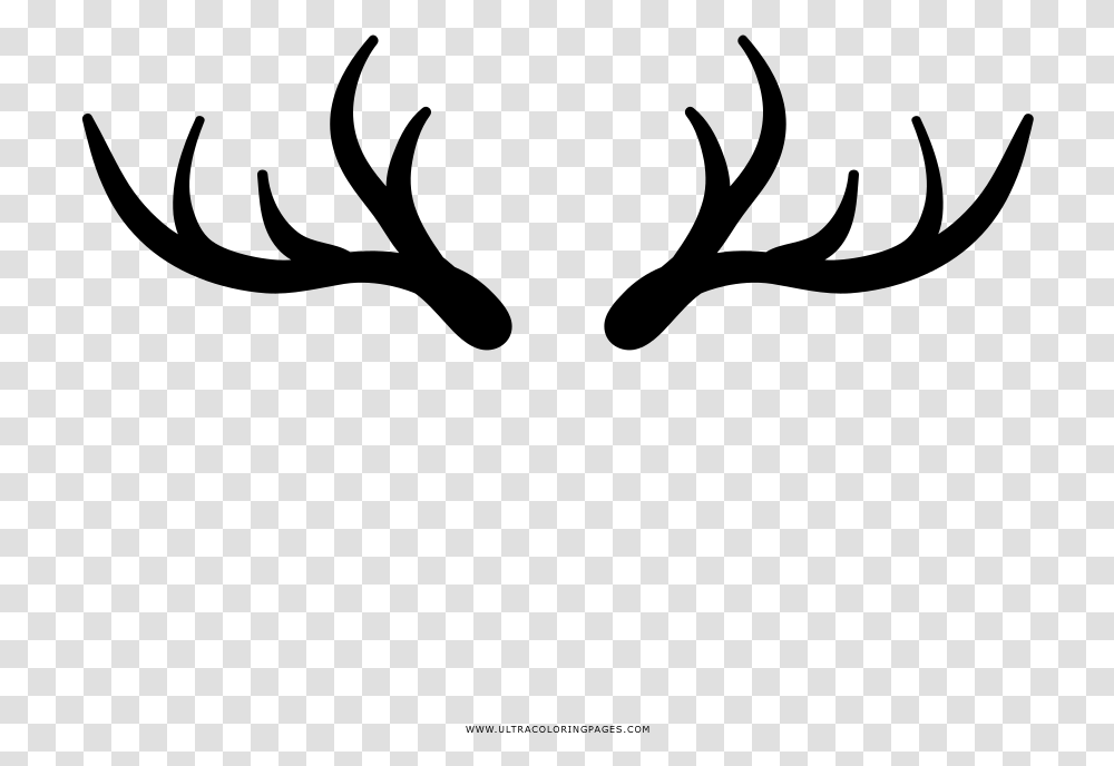 Deer Horns Coloring, Gray, World Of Warcraft Transparent Png