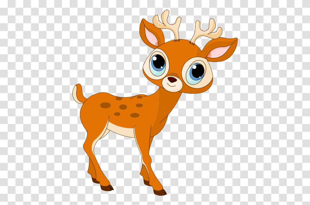 Deer Image File Clipart Cartoon Deer, Wildlife, Mammal, Animal, Antelope Transparent Png
