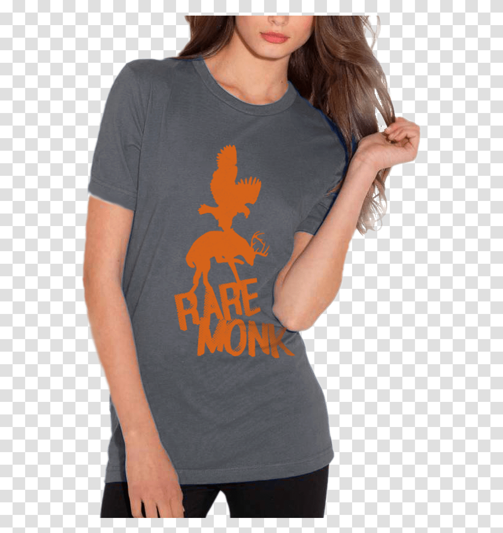 Deer Ladies Girl Girl, Sleeve, T-Shirt, Person Transparent Png