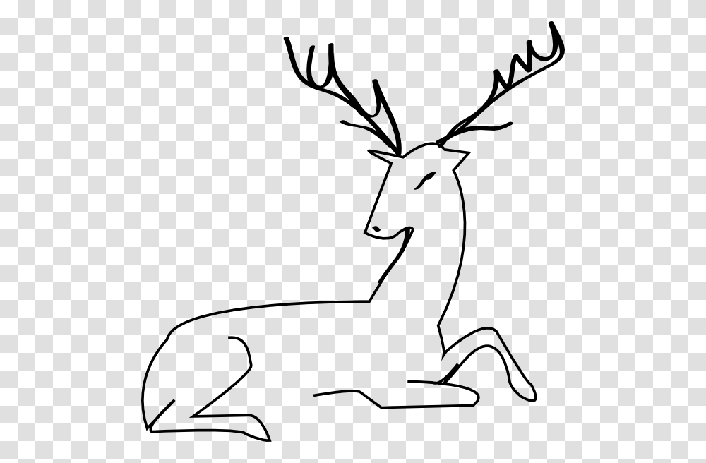 Deer Outline Clip Art, Wildlife, Mammal, Animal, Elk Transparent Png