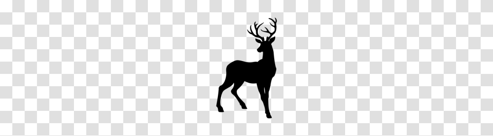 Deer Silhouette Animal Silhouette Silhouette Clip Art, Antelope, Wildlife, Mammal, Horse Transparent Png