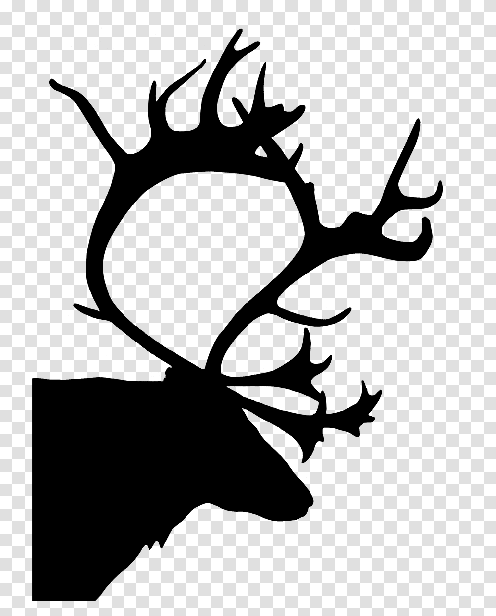 Deer Silhouette Animal Silhouette Silhouette Clip Art, Gray, World Of Warcraft Transparent Png
