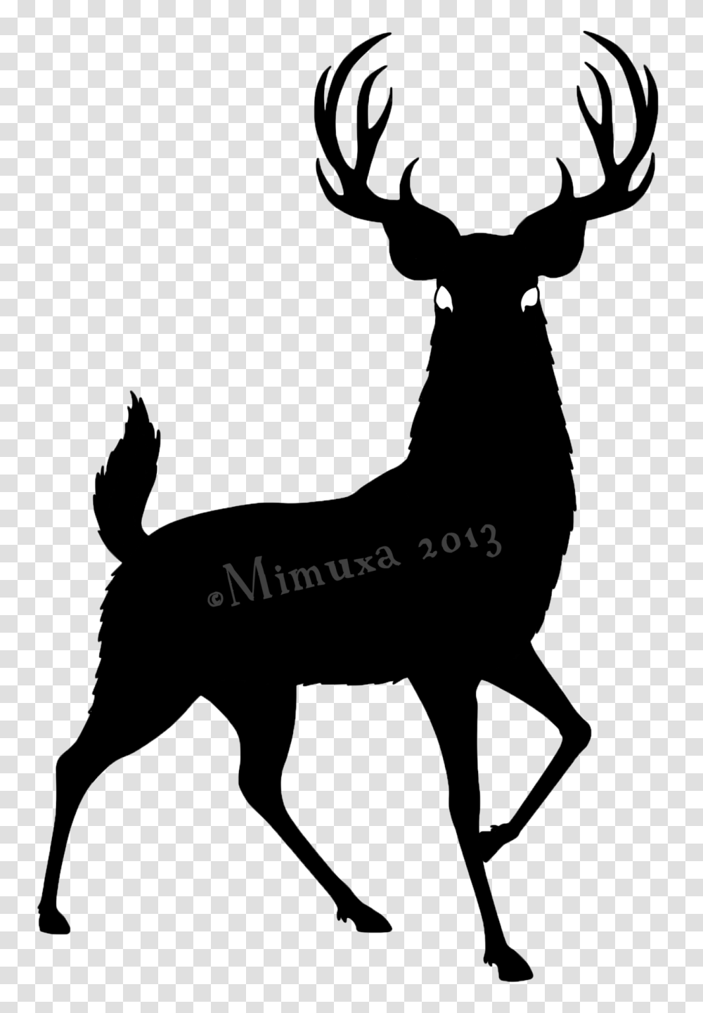 Deer Silhouette, Wildlife, Mammal, Animal, Stencil Transparent Png