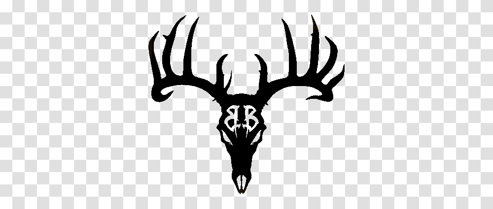 Deer Skull Stencil Free Download Clip Art, Antler, Spider, Invertebrate, Animal Transparent Png