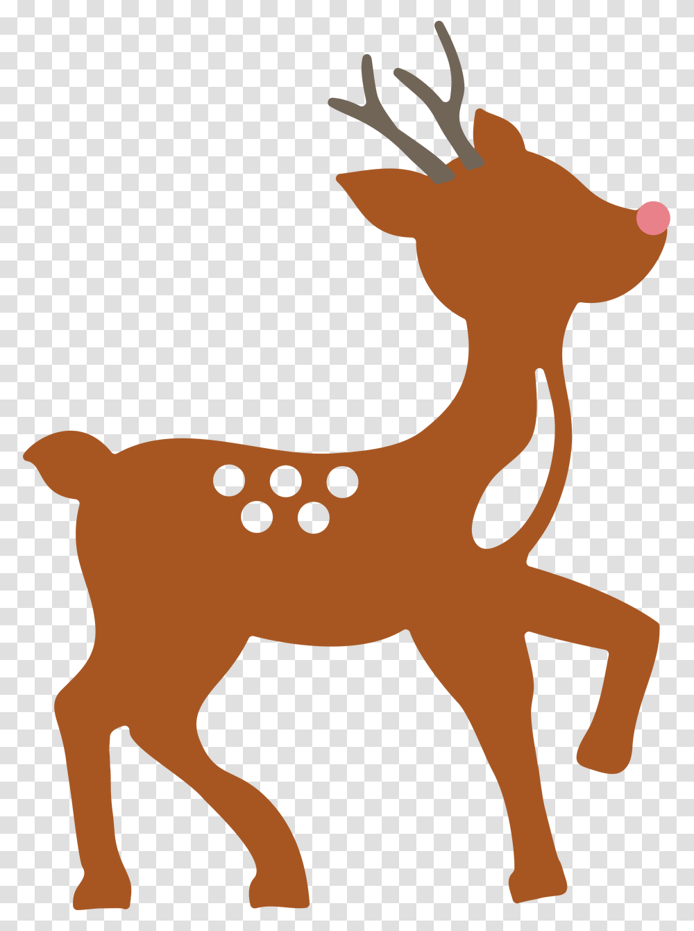 Deer Svg Cut File Reindeer Clipart, Mammal, Animal, Label Transparent Png