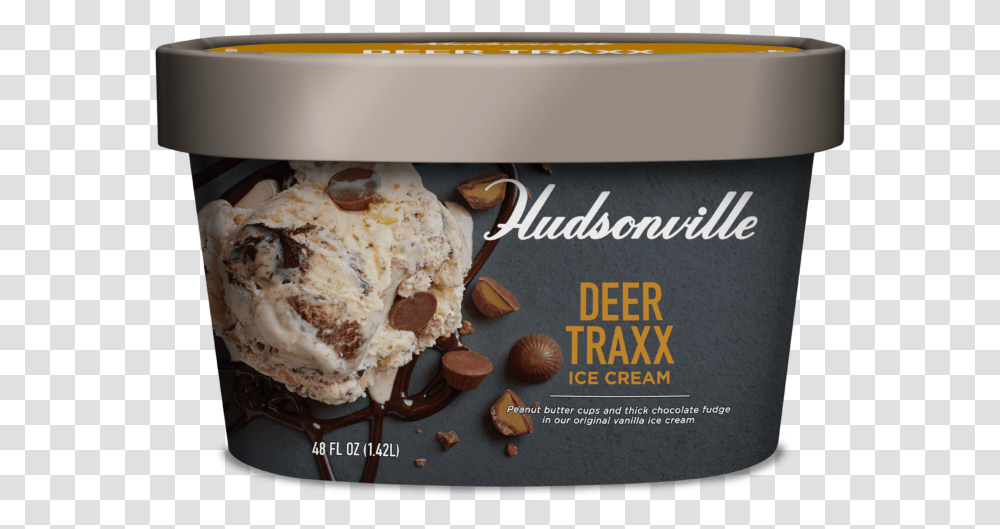 Deer Traxx Carton Hudsonville Traverse City Cherry Ice Cream, Spoon, Dessert, Food, Chocolate Transparent Png