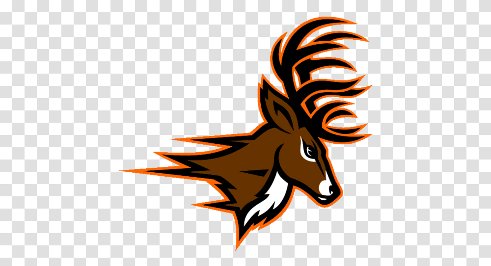 Deerfield Beach High School Logo Fairfield Stags Logo, Wildlife, Animal, Mammal Transparent Png