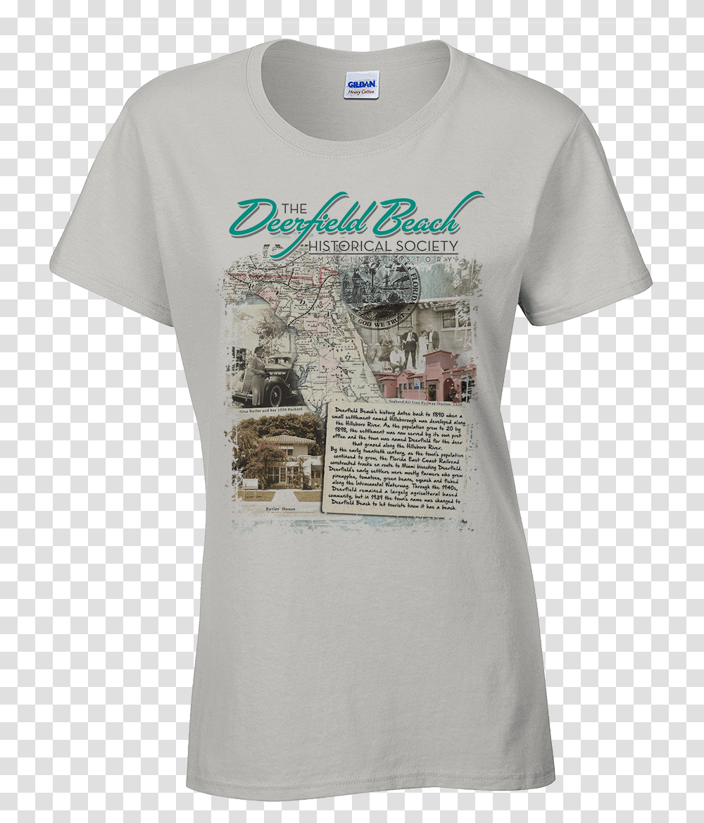 Deerfield Beach Historical Society T Shirt Women, Apparel, T-Shirt Transparent Png