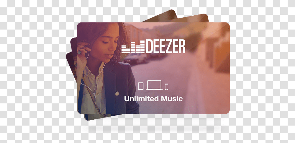 Deezer Gift Card Deezer Card, Person, Crowd, Screen, Electronics Transparent Png