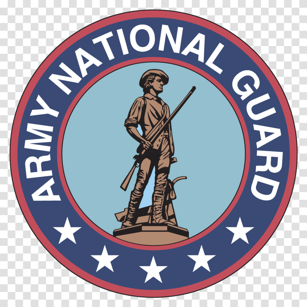 Defense Markets National Guard Seal, Person, Symbol, Logo, Outdoors Transparent Png