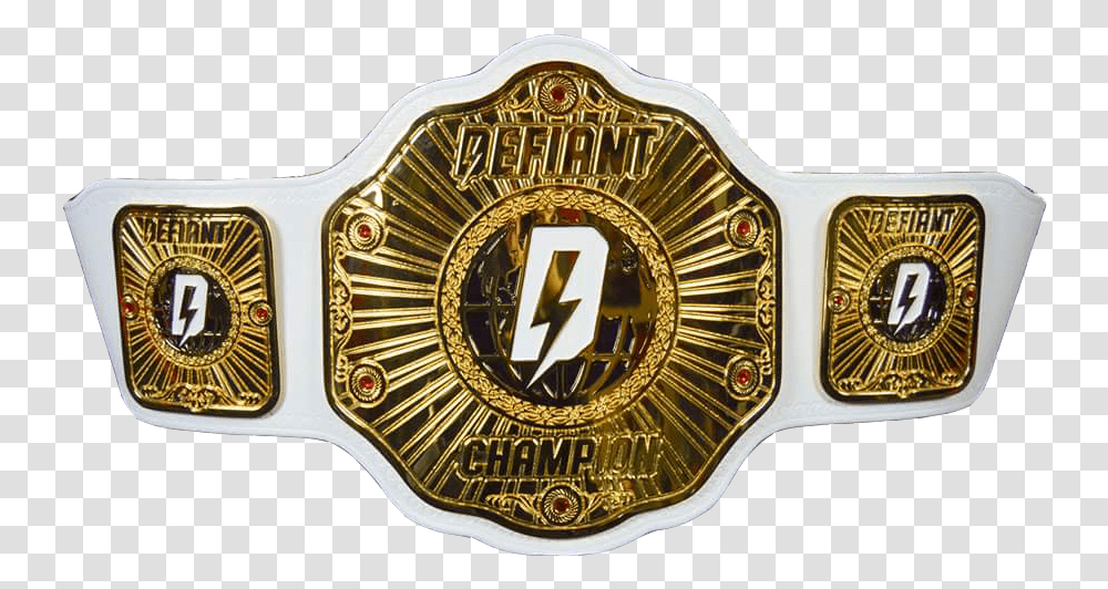 Defiant Wrestling World Championship, Buckle, Logo, Trademark Transparent Png