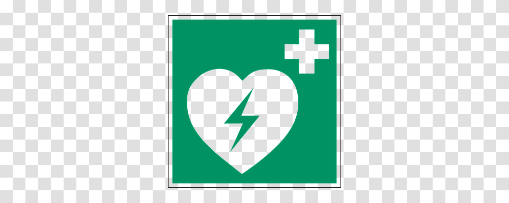 Defibrillator Symbol, Heart, Recycling Symbol Transparent Png