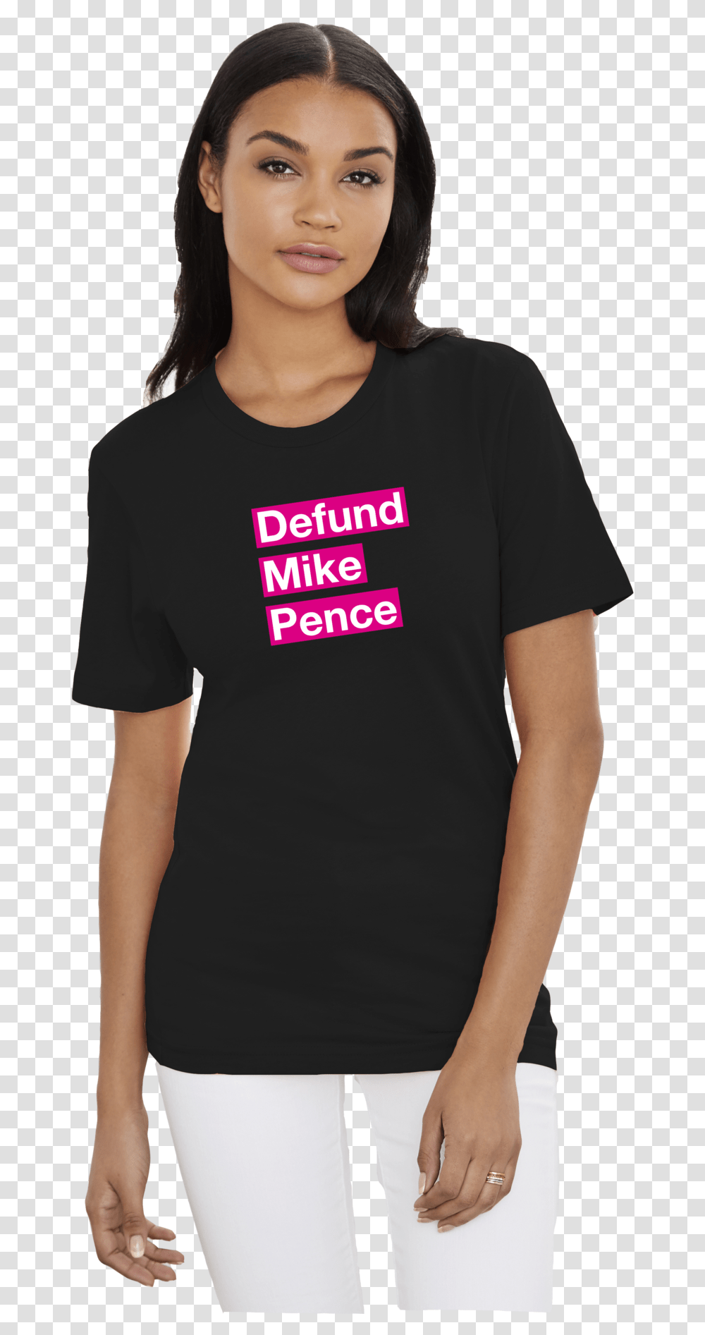 Defund Mike Pence Tee Girl, Apparel, Person, Human Transparent Png