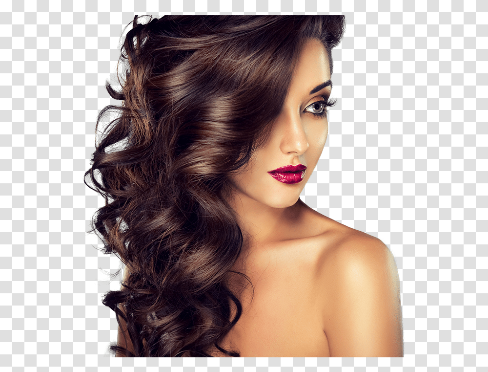 Defy Hair Amp Esthetics Makeup And Hair Styles Hair Salon, Person, Head, Face, Lipstick Transparent Png