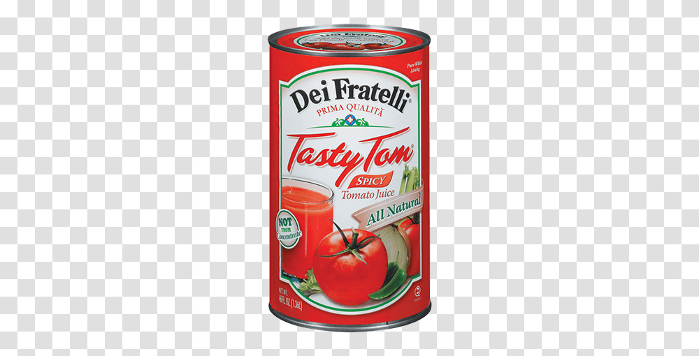 Dei Fratelli Spicy Tomato Juice, Ketchup, Food, Tin, Can Transparent Png