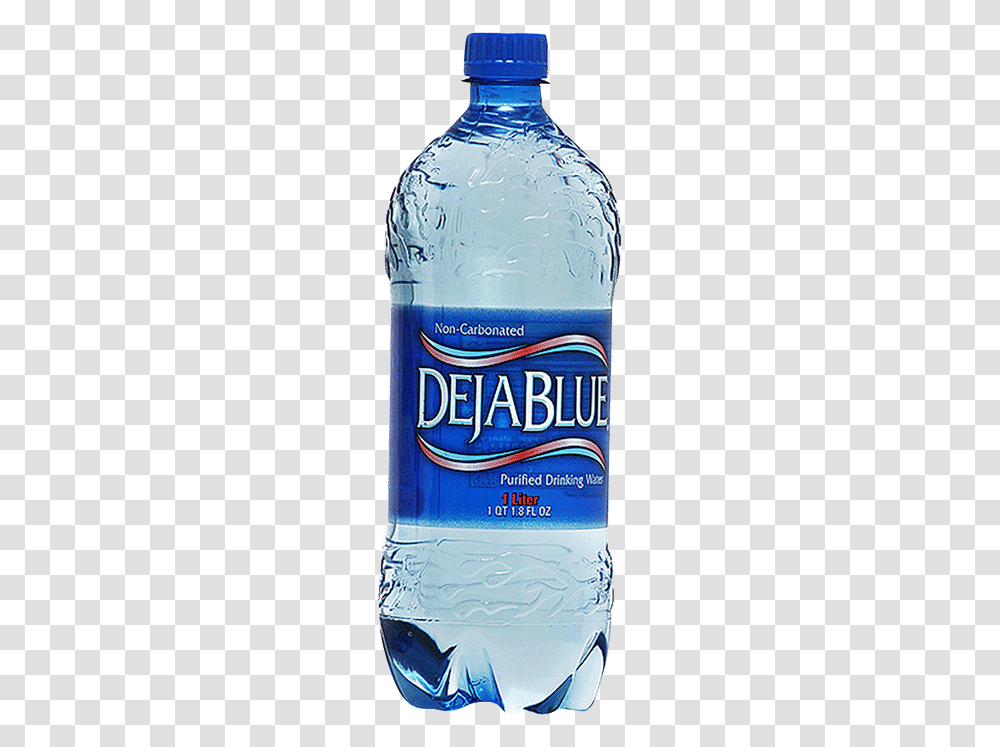 Deja Blue Water Deja Blue 1 Liter, Bottle, Mineral Water, Beverage, Water Bottle Transparent Png