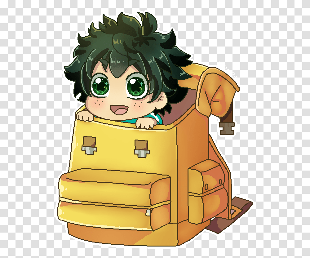 Deku Cute Chibi, Luggage, Bag, Dress Transparent Png