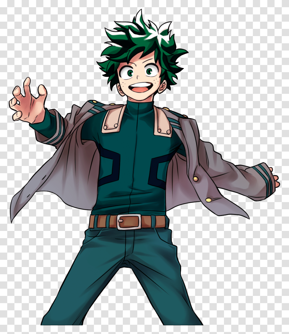 Deku Render, Person, Comics, Book, Costume Transparent Png