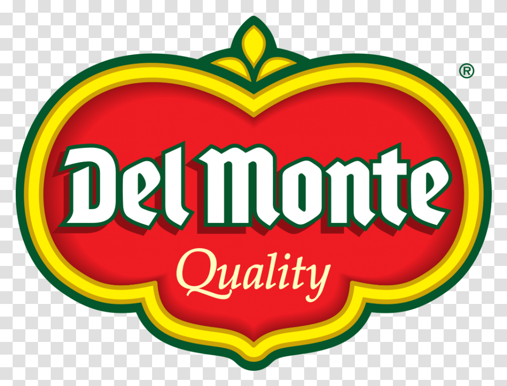 Del Monte Logo Logo Del Monte, Label, Text, Ketchup, Food Transparent Png