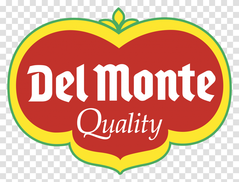 Del Monte Logo Logo Del Monte, Label, Sticker, Heart Transparent Png