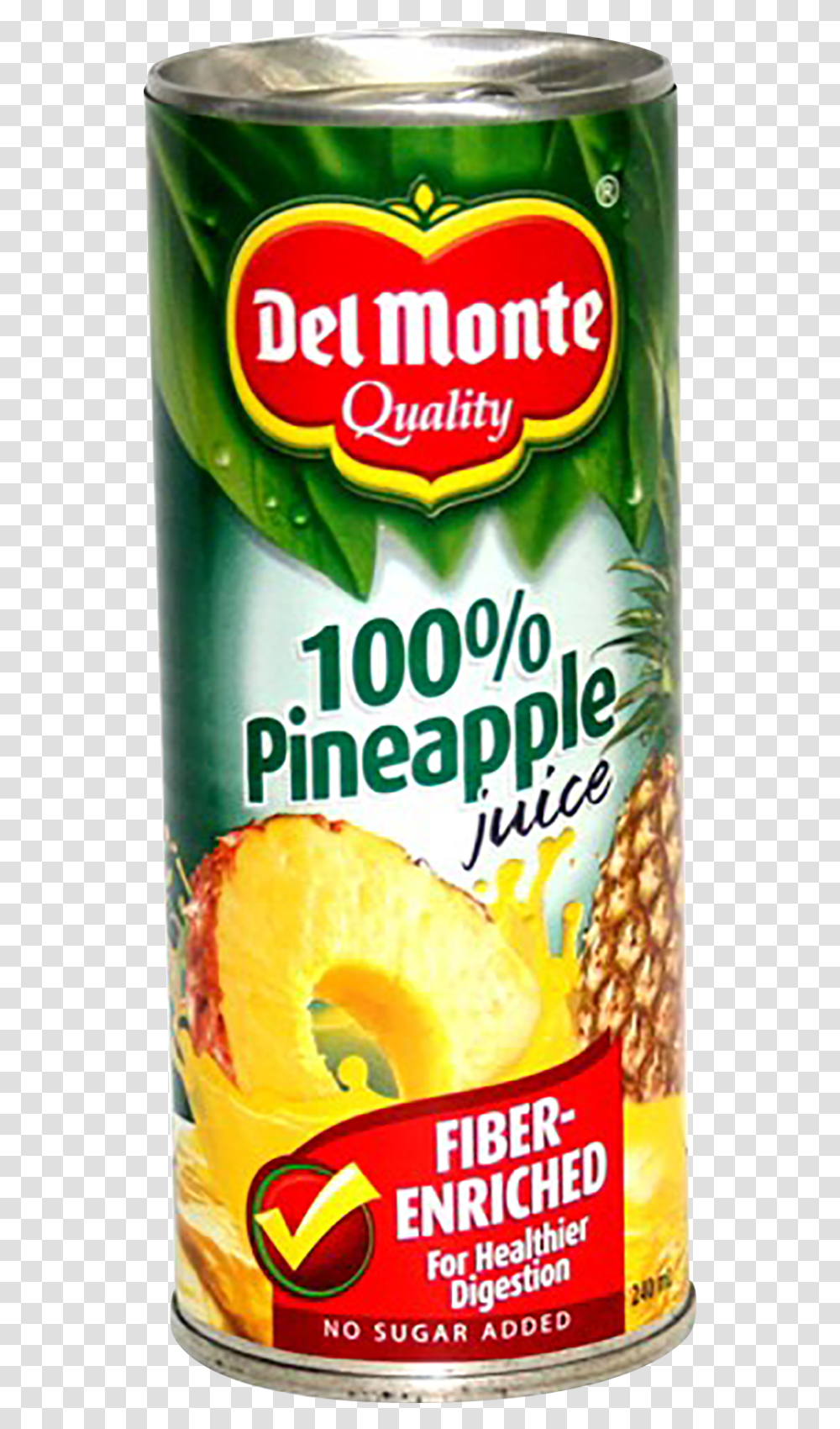 Del Monte Pineapple Juice 240ml Del Monte Pineapple Juice Price, Plant, Tin, Canned Goods, Aluminium Transparent Png