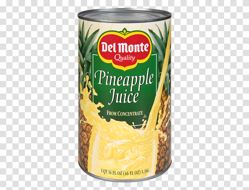 Del Monte Pineapple Juice Can, Food, Plant, Noodle, Pasta Transparent Png