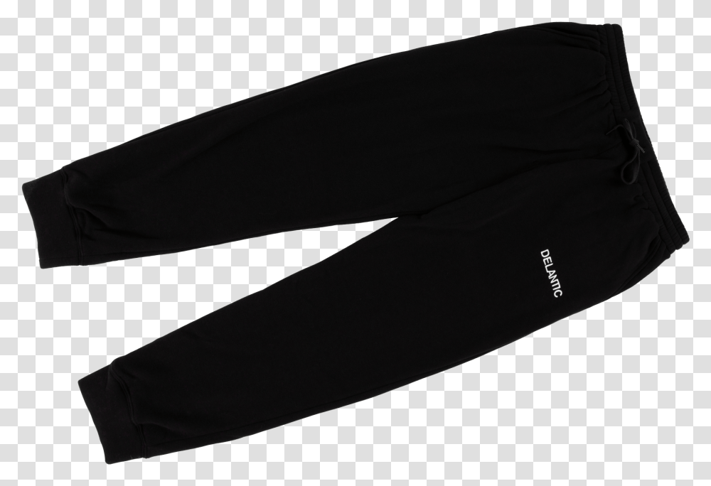 Delantic Logo Velour Lined Sweatpants Black Burrr Sweatpants, Apparel, Fleece, Mat Transparent Png