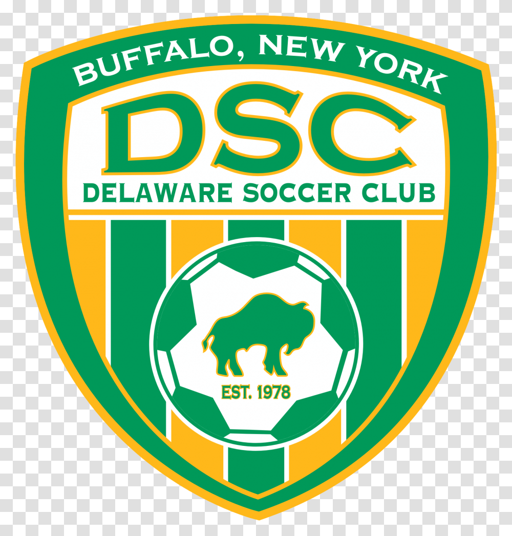 Delaware Soccer Club Buffalo Ny, Logo, Trademark, Badge Transparent Png