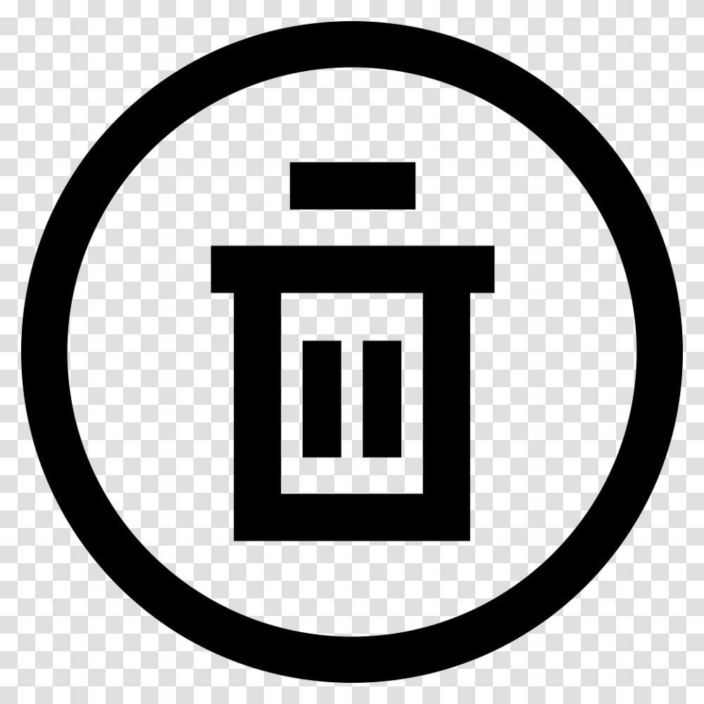 Delete Circle O, Mailbox, Letterbox, Logo Transparent Png
