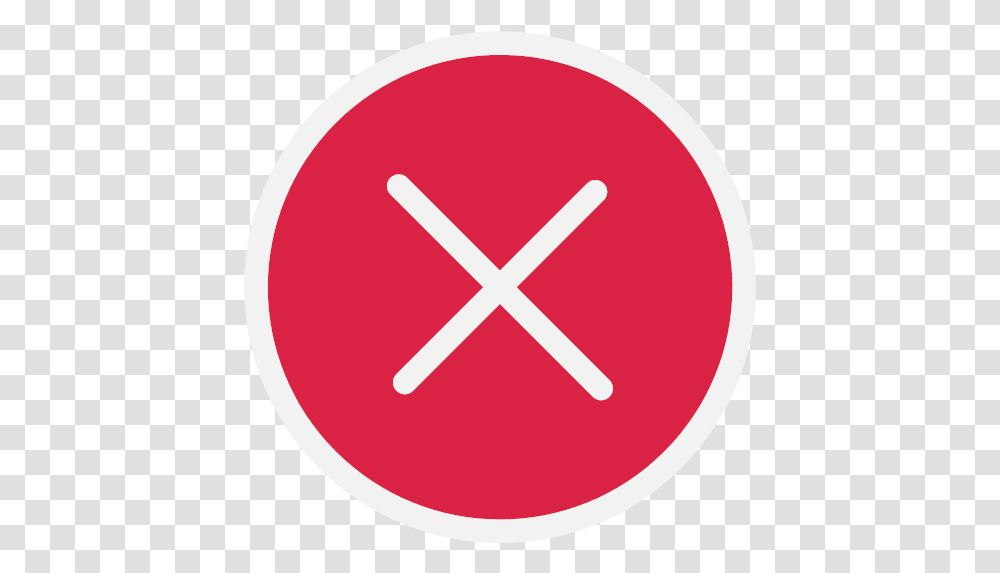Delete Deny No Out Sign X Icon, Symbol, Logo, Trademark, Road Sign Transparent Png