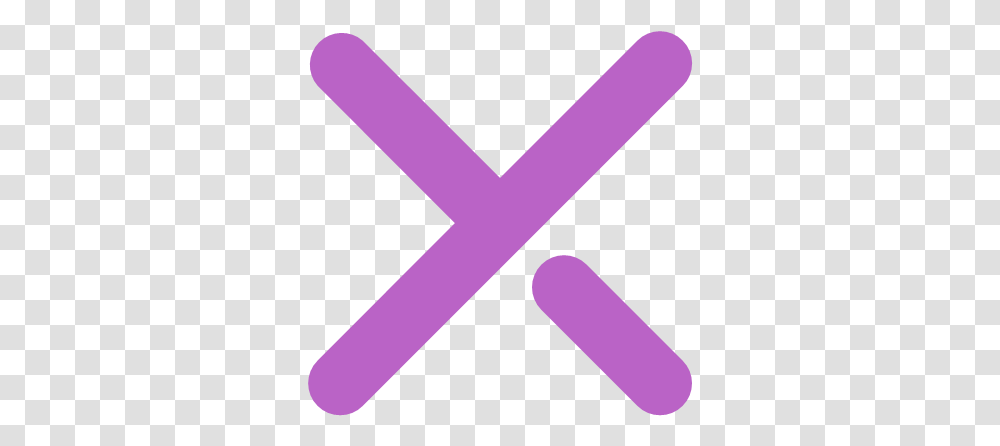 Delete Erase Stop Cross Disabled Icon Bold Purple, Logo, Symbol, Trademark, Label Transparent Png