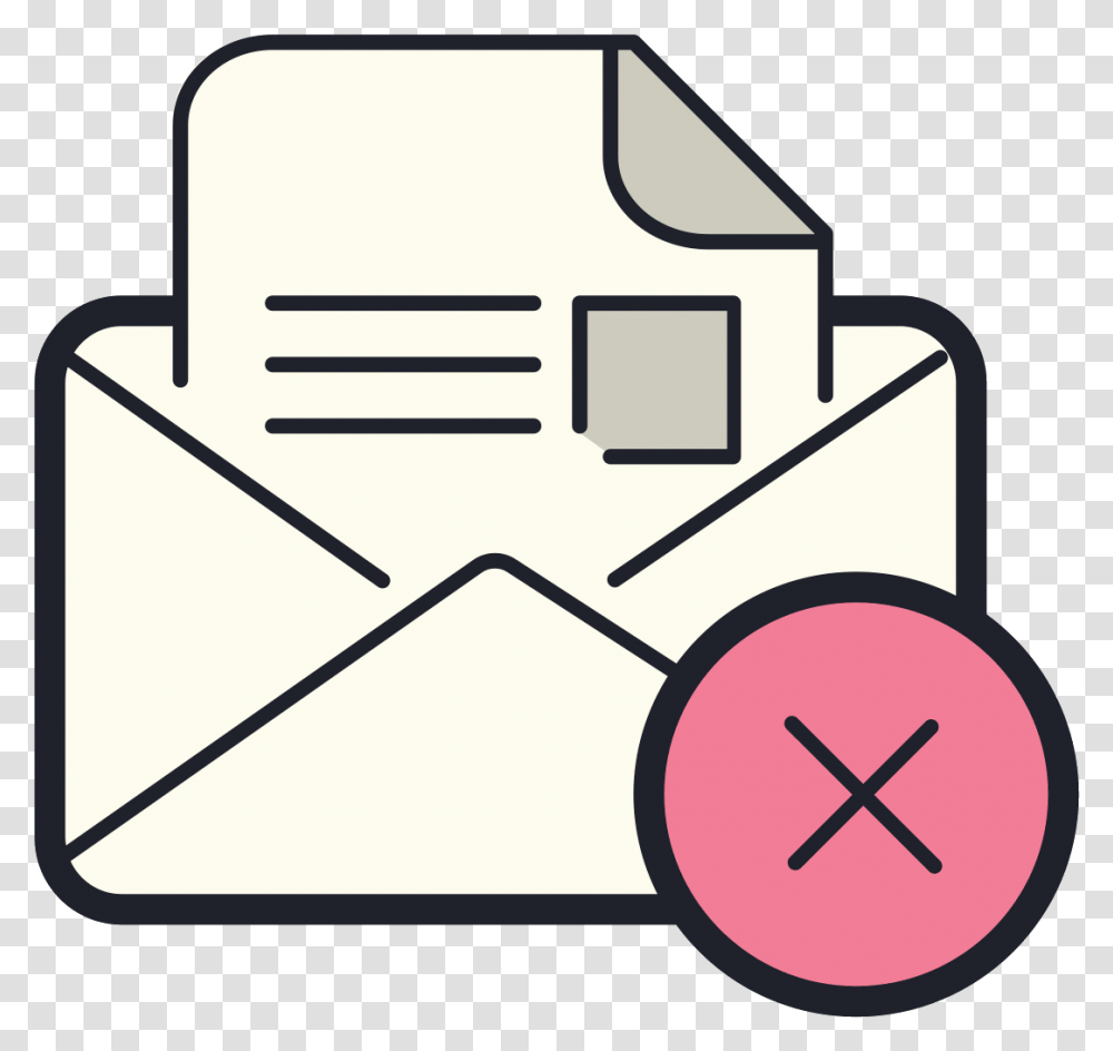 Delete Open Envelope Icon Icon, Mail Transparent Png
