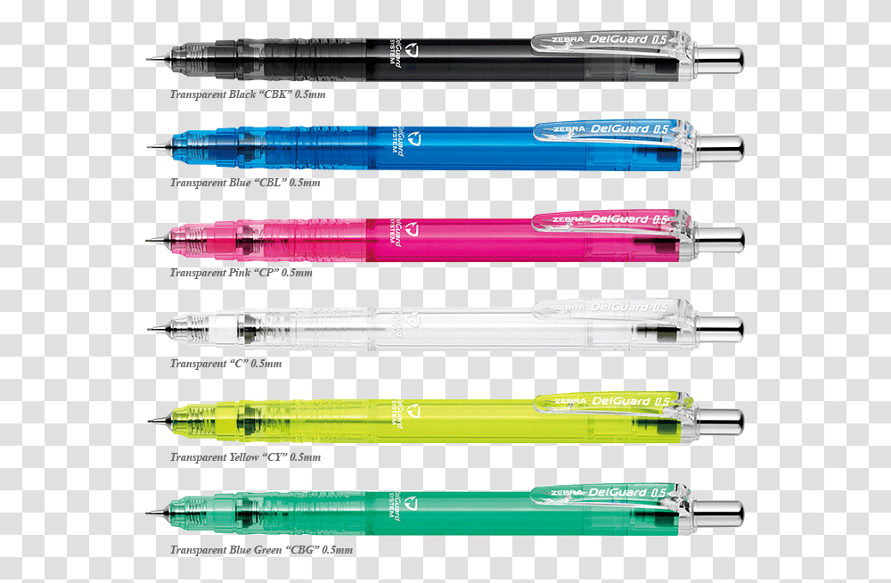 Delguard Light Mechanical Pencil Produk Zebra Zebra Delguard Clear Blue, Fountain Pen Transparent Png