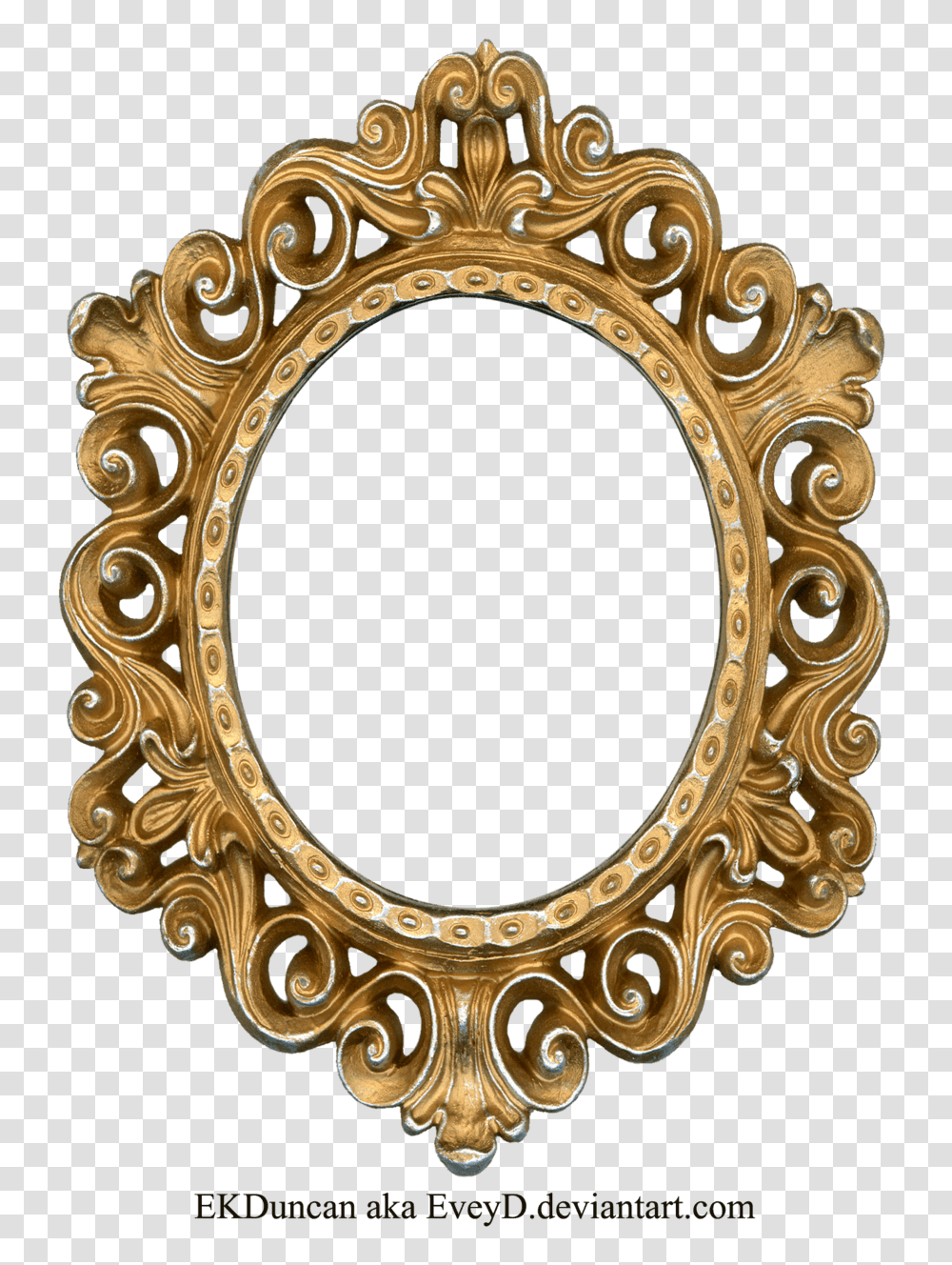 Delicate Frame Cliparts, Gate, Oval, Gold Transparent Png