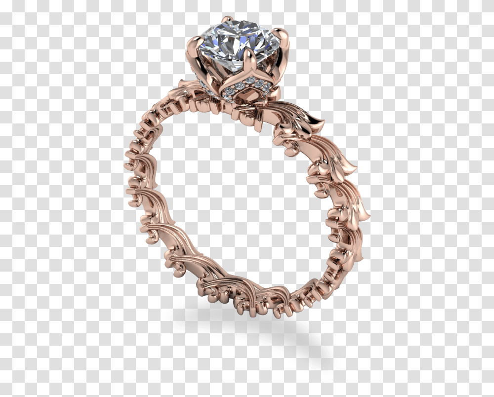 Delicate Rose Gold Scroll Repeating Pattern Band With Body Jewelry, Accessories, Accessory, Bracelet, Person Transparent Png