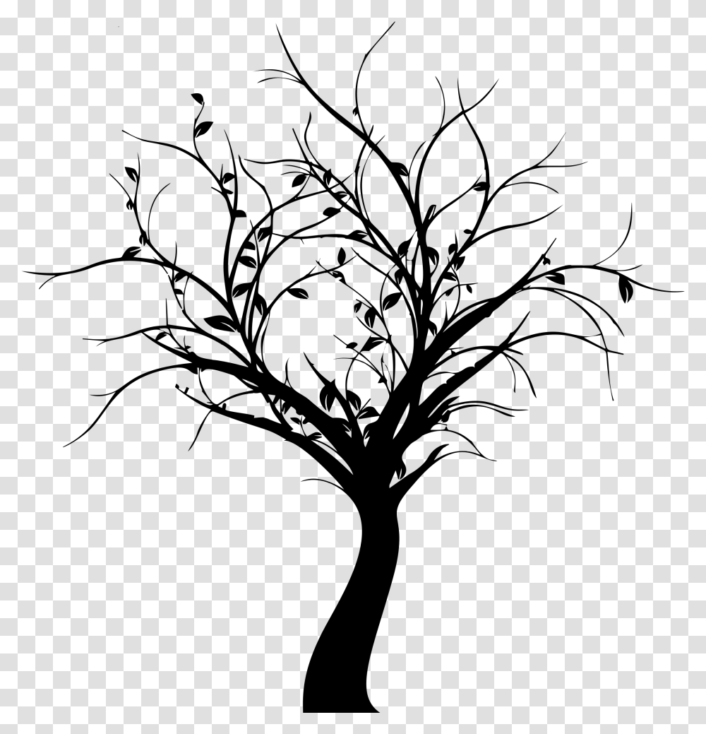 Delicate Tree Silhouette Icons, Gray, World Of Warcraft Transparent Png