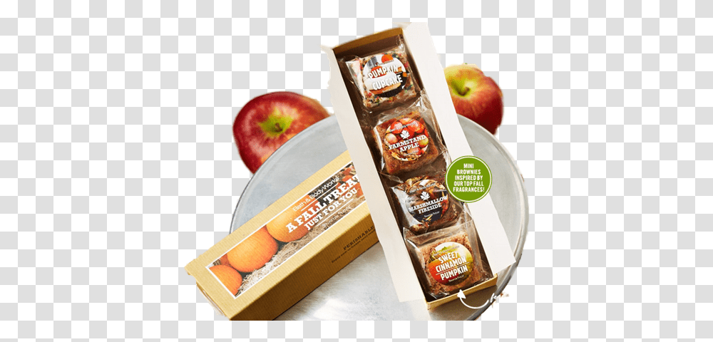 Delicious Bath & Body Works Taste Of Fall Brownie Box Diet Food, Plant, Apple, Fruit, Lunch Transparent Png