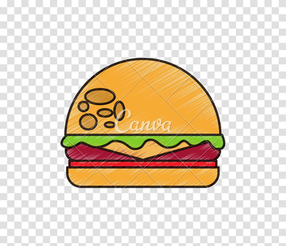 Delicious Burger Isolated Icon, Hat, Bathing Cap Transparent Png