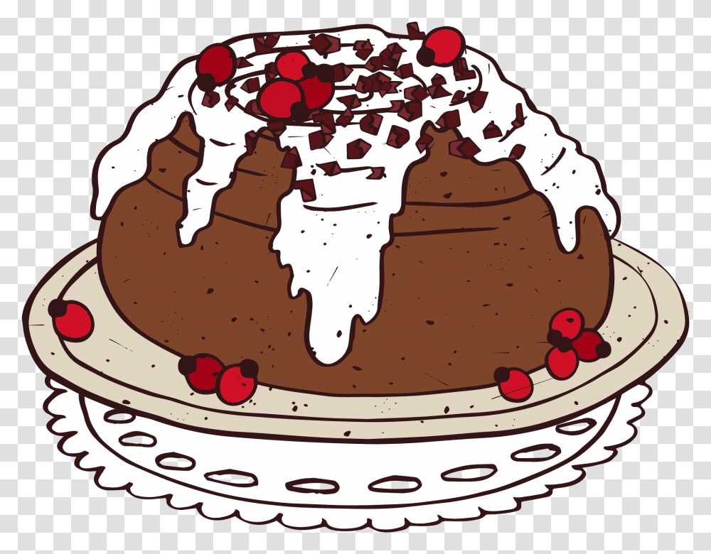 Delicious Clipart Dibujos Animados De Pan De Canela, Dessert, Food, Cake, Birthday Cake Transparent Png