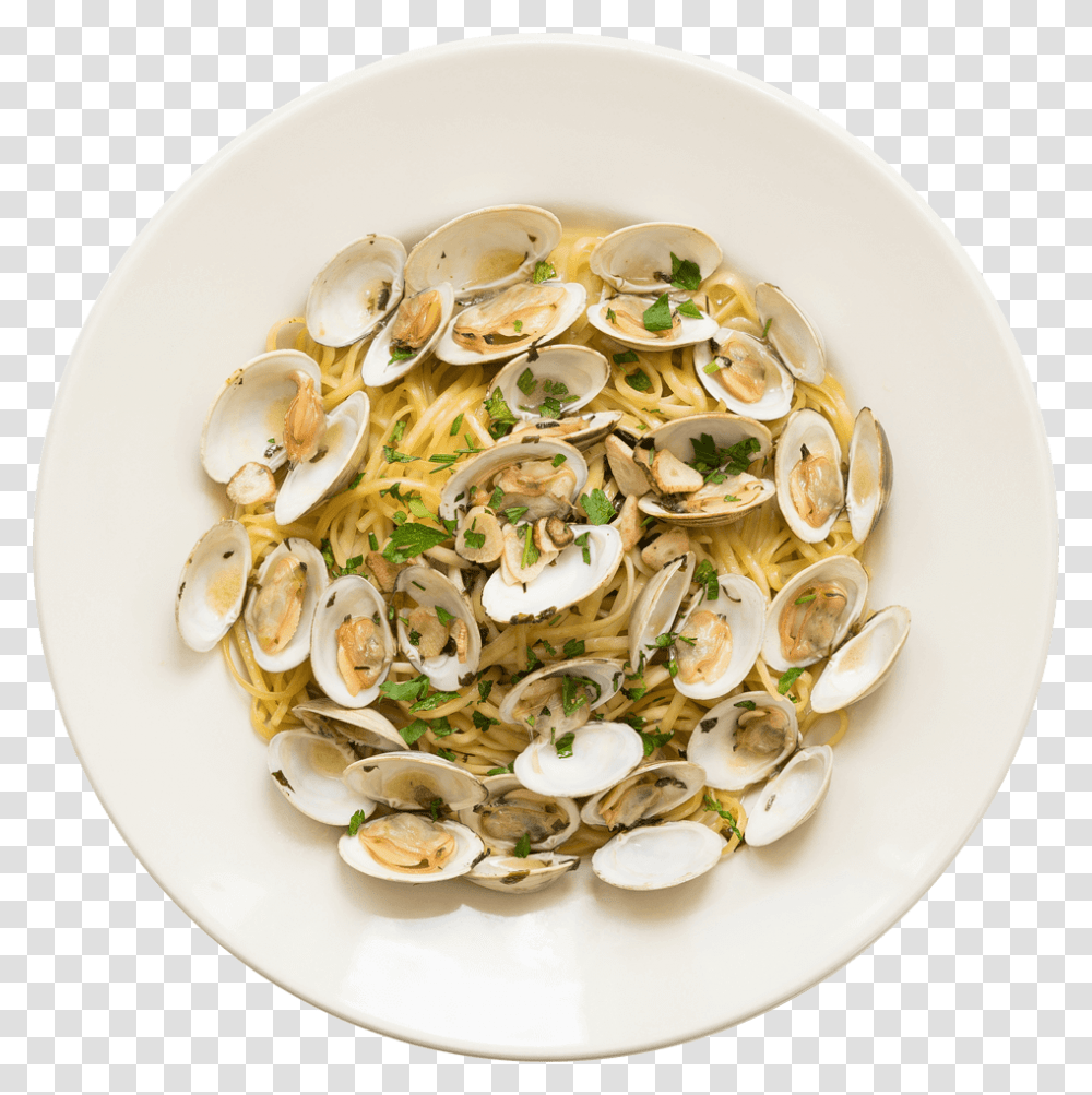 Delicious Italian Cuisine Food Top View, Dish, Meal, Plant, Clam Transparent Png