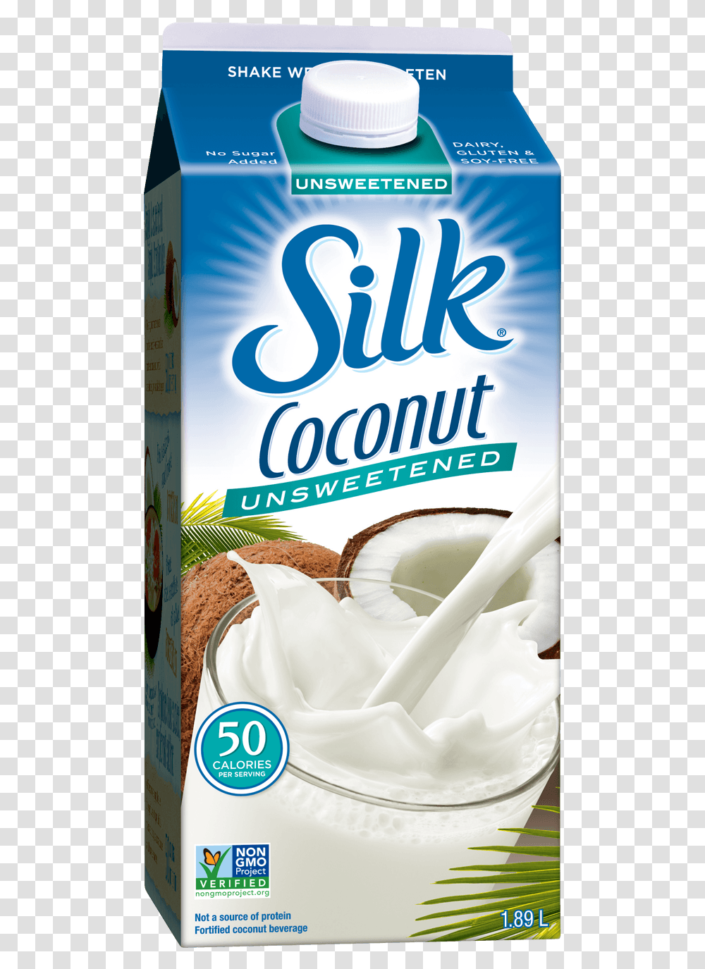 Delicious Silk Soy Almond Silk Coconut Milk, Plant, Vegetable, Food, Fruit Transparent Png